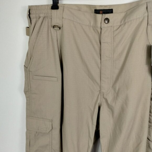 5.11 Tactical Pants Mens 42 Beige Taclite TDU Ripstop NEW - Picture 7 of 10